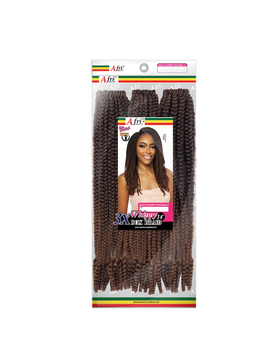 3X WHIPPY BOX BRAID 14" loading=