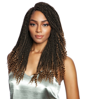 SB307-3X COILY ENDS SENEGAL TWIST 14"