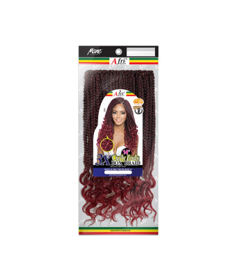 BOX301-3X CURLY ENDS BOX BRAID 14"
