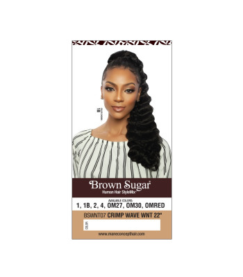 BSWNT07 - CRIMP WAVE WRAP N TIE 22”