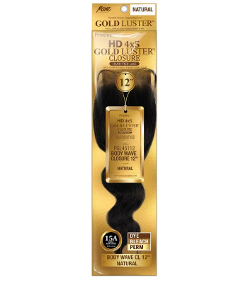 PGL45112-HD 4X5 BODY WAVE CLOSURE 12"