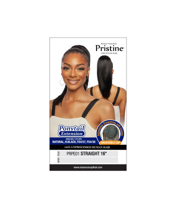 PRPE01 - STRAIGHT DRAWSTRING PONYTAIL 16"