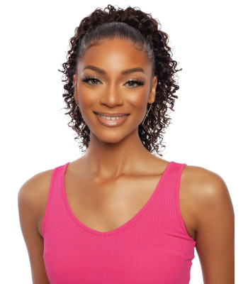 PRPE02 - DEEP CURLY DRAWSTRING PONYTAIL 16"