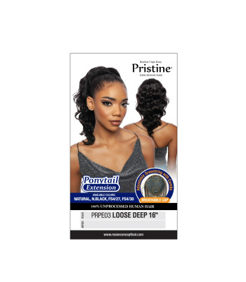 PRPE03 - LOOSE DEEP DRAWSTRING PONYTAIL 16"