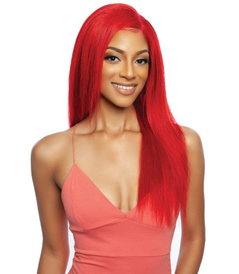 PRW4421 - PRISTINE RED BUNDLE STRAIGHT - 3PCS+ HD 4X4 CLOSURE
