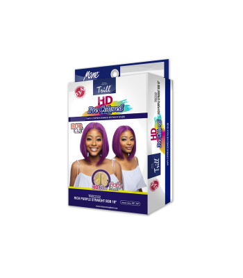 TROC2332 - RICH PURPLE STRAIGHT BOB 10", 14"