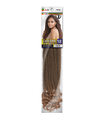 TWB101 -  CURLY ENDS BOX BRAID 18"