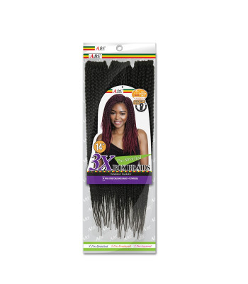 TWB302 - 3X PRE-STRETCHED BOX BRAID 14"