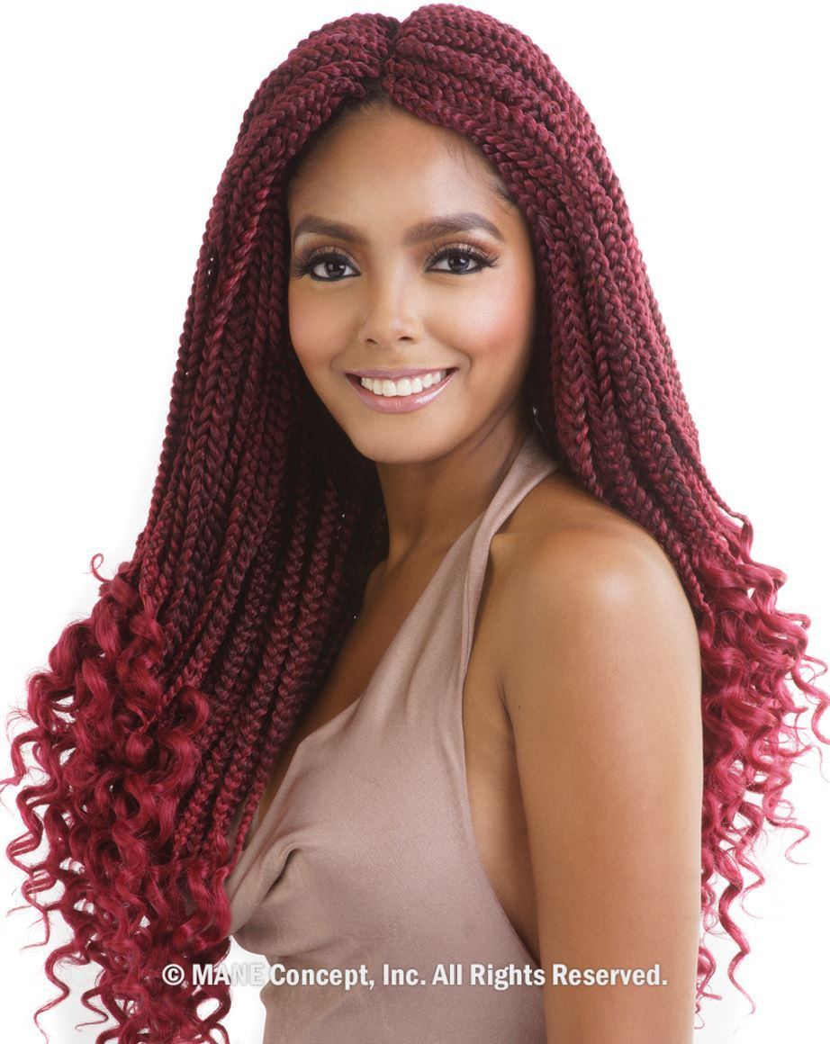 TWB101 - CURLY ENDS BOX BRAID 18