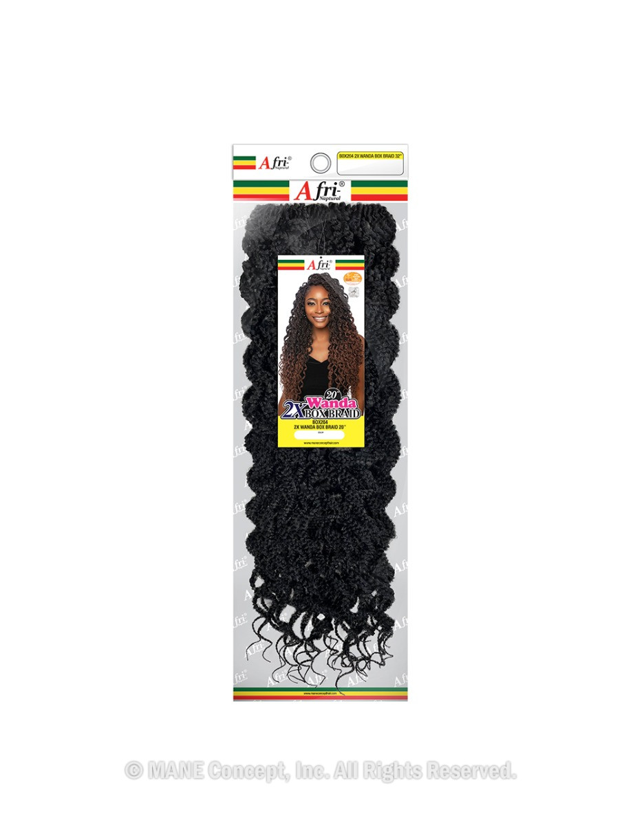 BOX204 - 2X WANDA BOX BRAID 20” - Mane Concept
