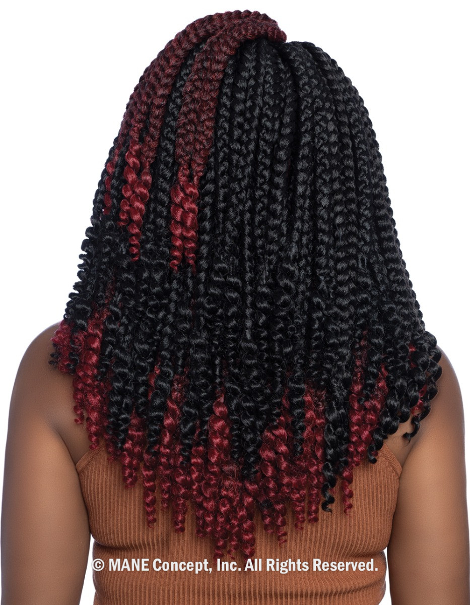 BOX207 - 2X CURLY ENDS JUMBO BOX BRAID 12