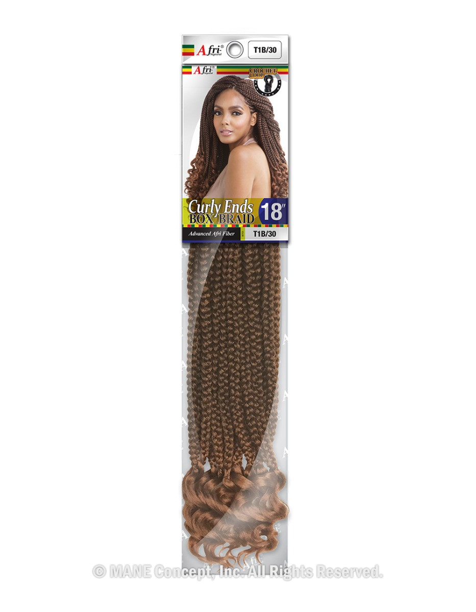 TWB101 - CURLY ENDS BOX BRAID 18