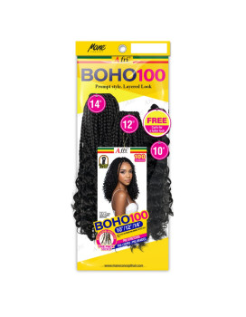 B0X1002-3X BOHO 100 BRAID 10"/12"/14"