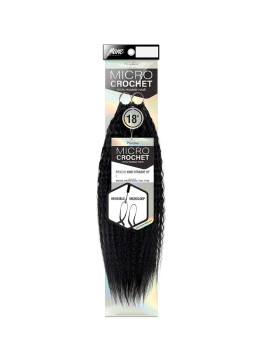 PRHC101-FEATHER MICRO CROCHET KINKY STRAIGHT 18"