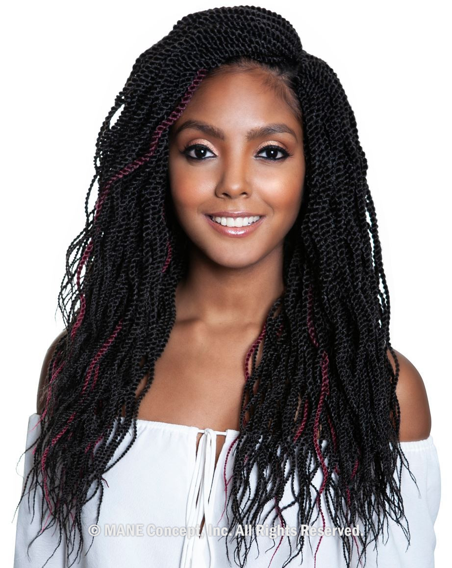 SB305-3X PRE-STRETCHED WAVY SENEGAL TWIST 18"
