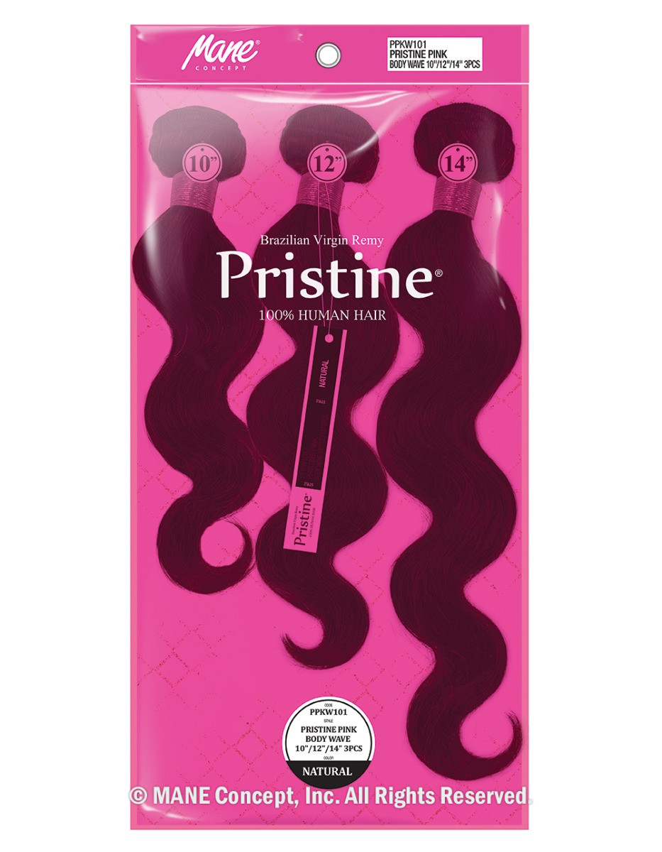 PPKW101~104 - PRISTINE PINK 11A 3X BUNDLE BODYWAVE