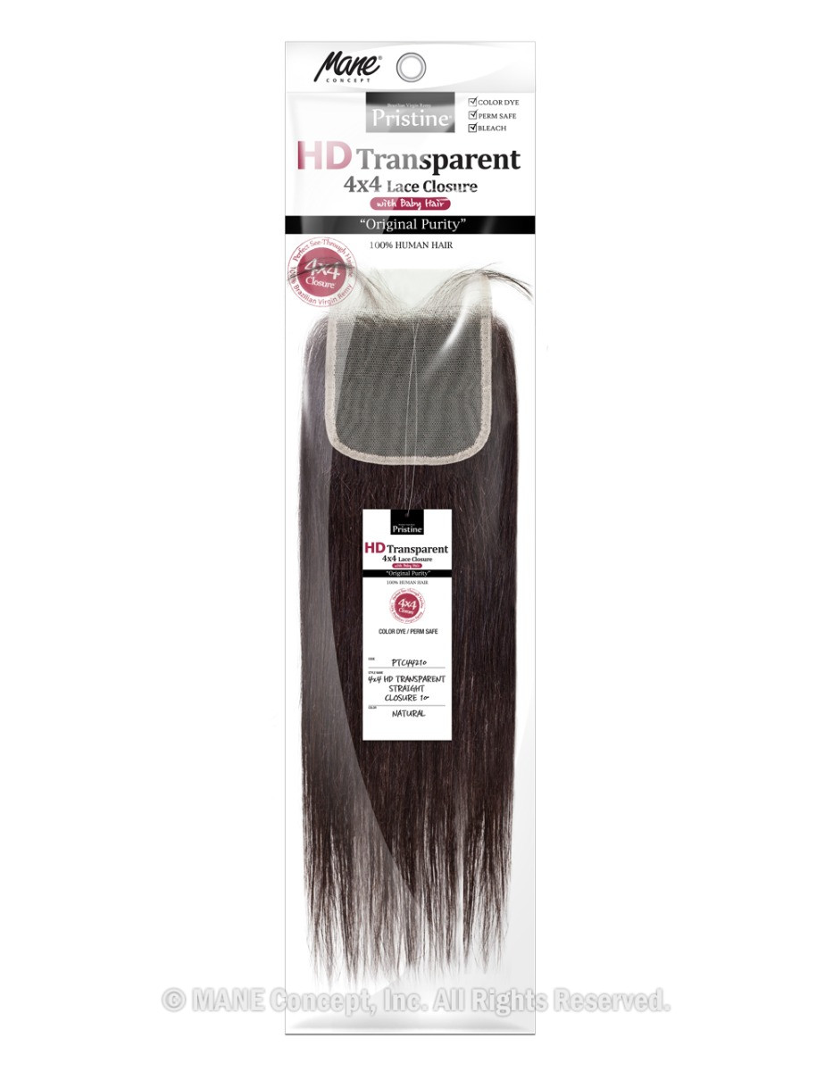 PTC442 HD 4X4 TRANSPARENT STRAIGHT CLOSURE