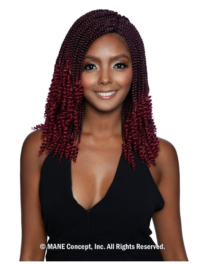 3x Twists with coily ends 3x Twists with coily ends