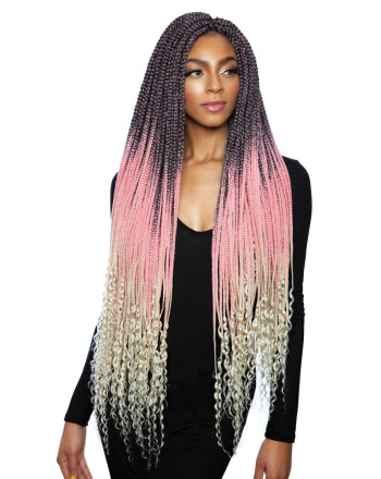 Braid様 box301-3x-curly-ends-box-braid-14 - Mane Concept