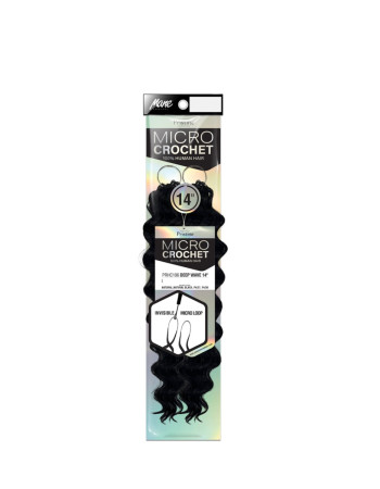 PRHC106-FEATHER MICRO CROCHET DEEP WAVE 14"