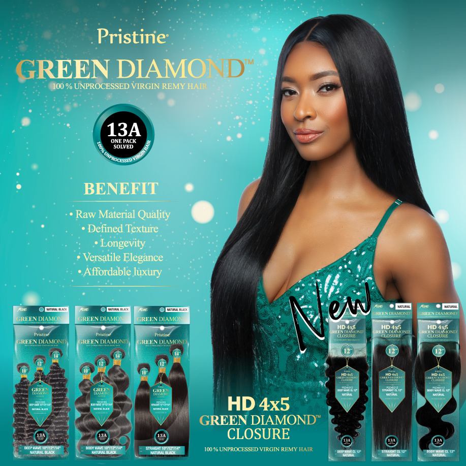 Green diamond : Pure natural beauty!